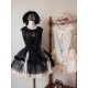 Cat Romance Cellophane Candy Wrapper Dotted Tulle and Velvet Cardigan(3rd Reservation/6 Colours/Full Payment Without Shipping)